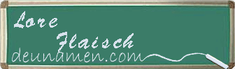 Lore Flaisch Visitenkarte